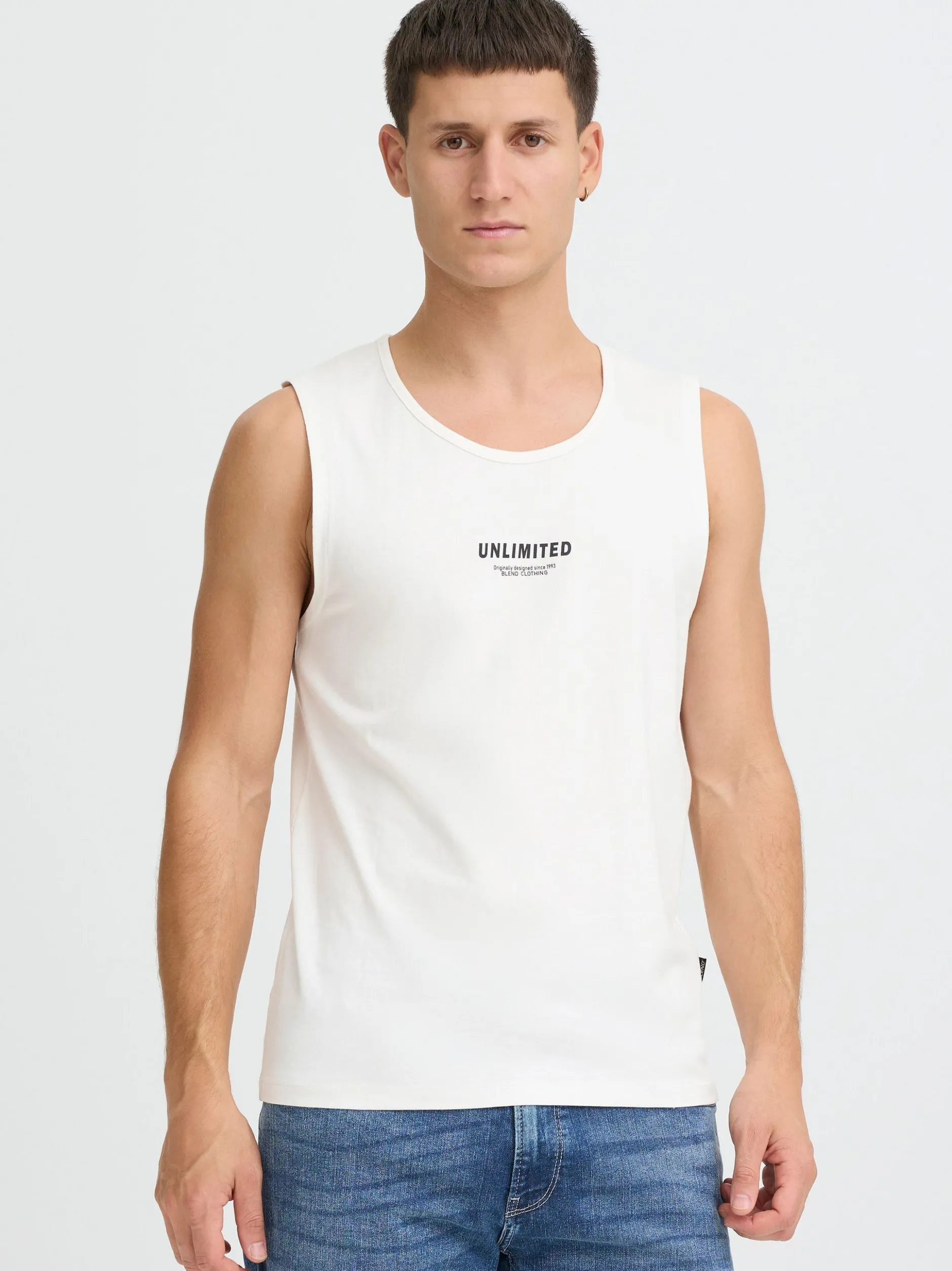 BLEND Herren Tanktop - BHStemas in weiß