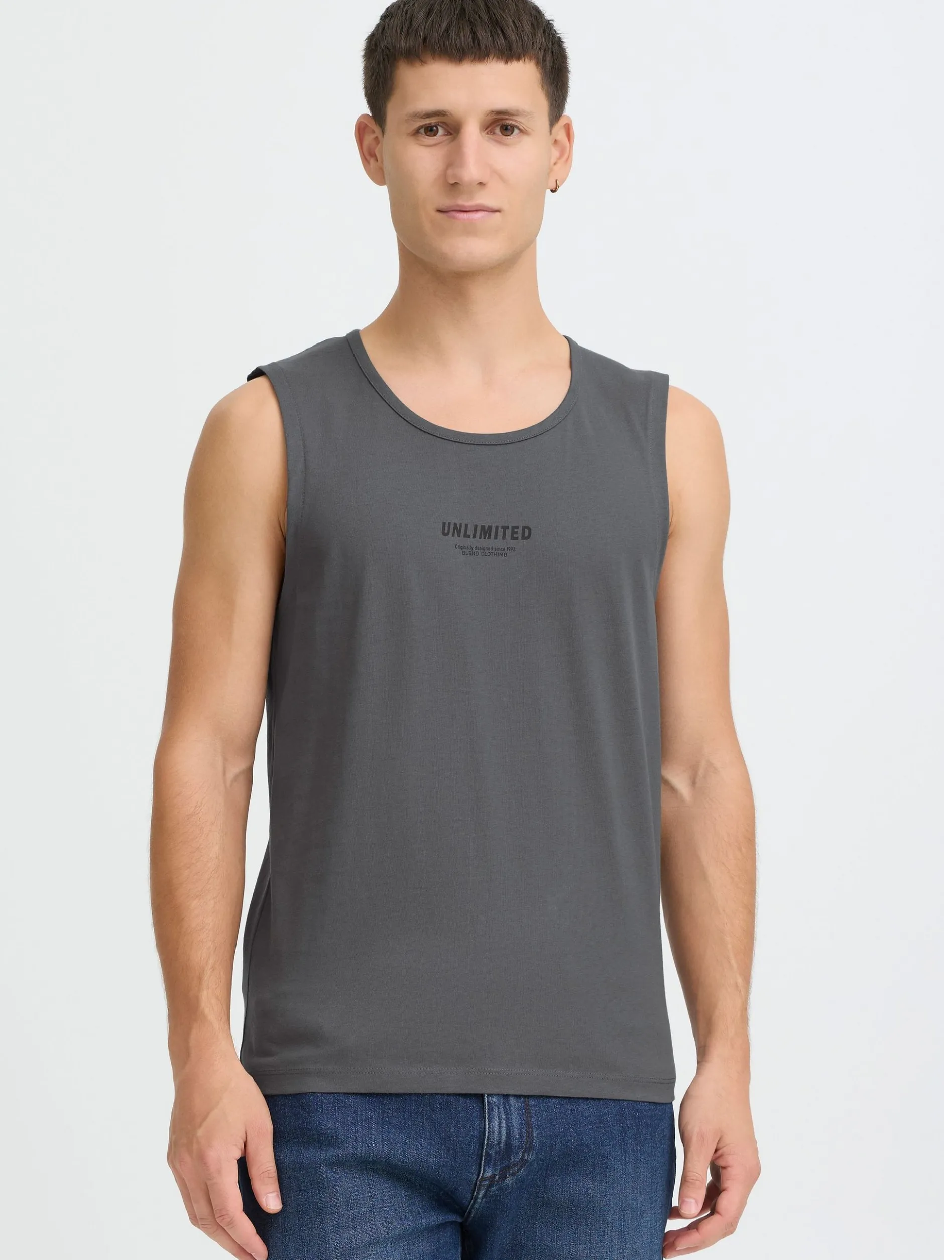 BLEND Herren Tanktop - BHStemas in grau