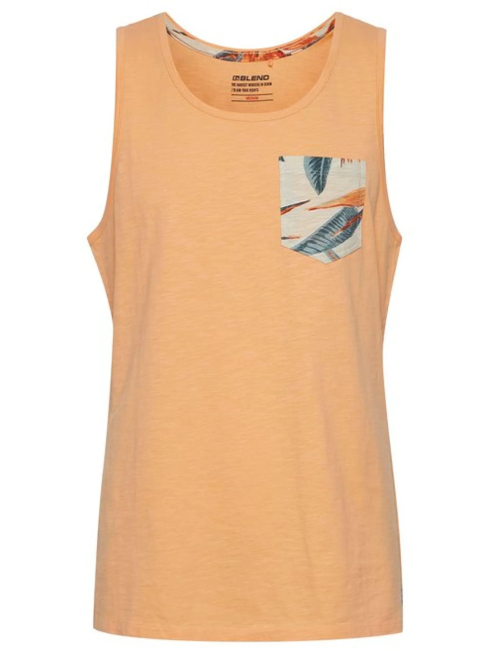 BLEND Herren Tanktop - BHTroppo in aprikot