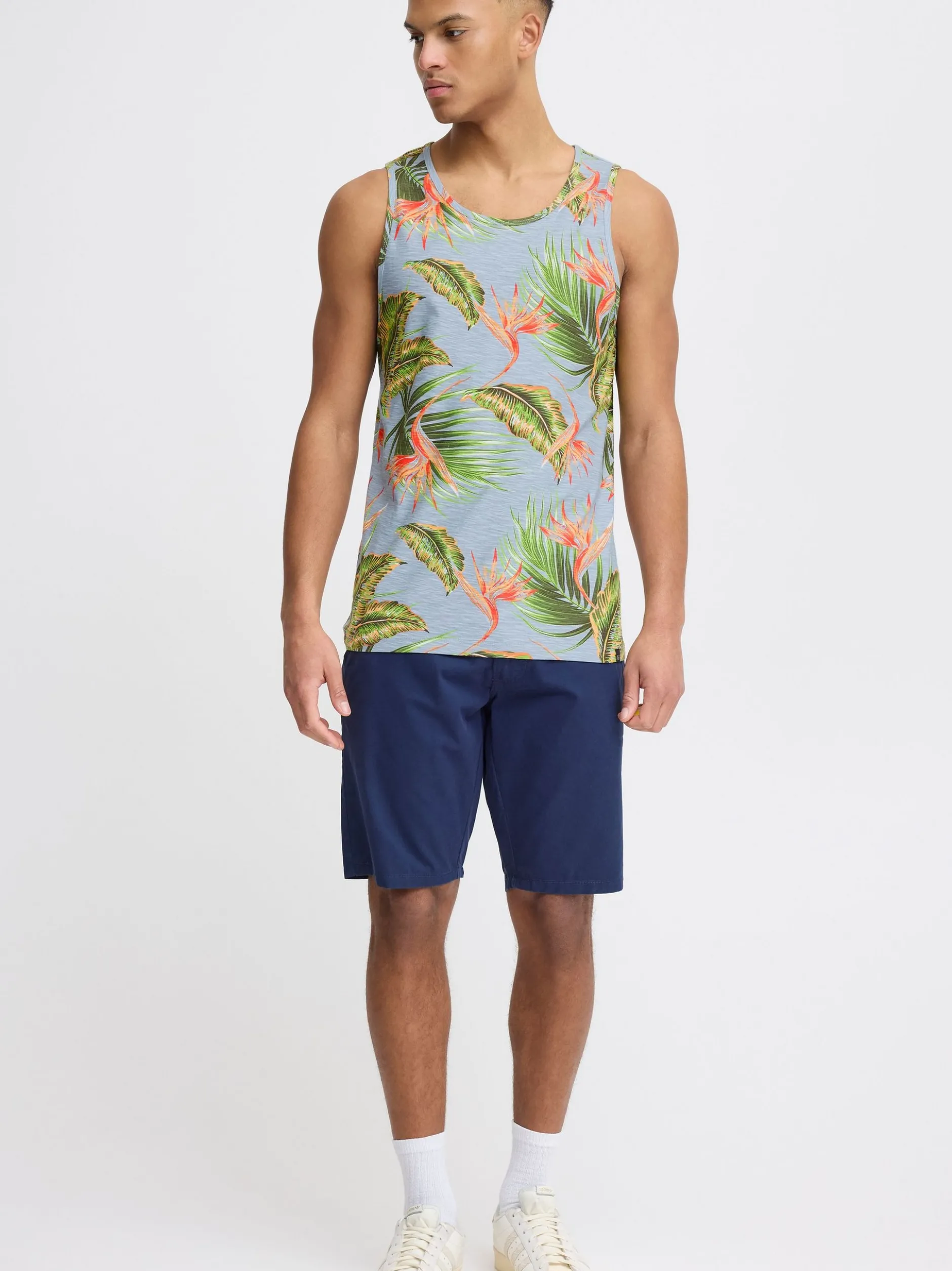 BLEND Herren Tanktop - BHTros in blau
