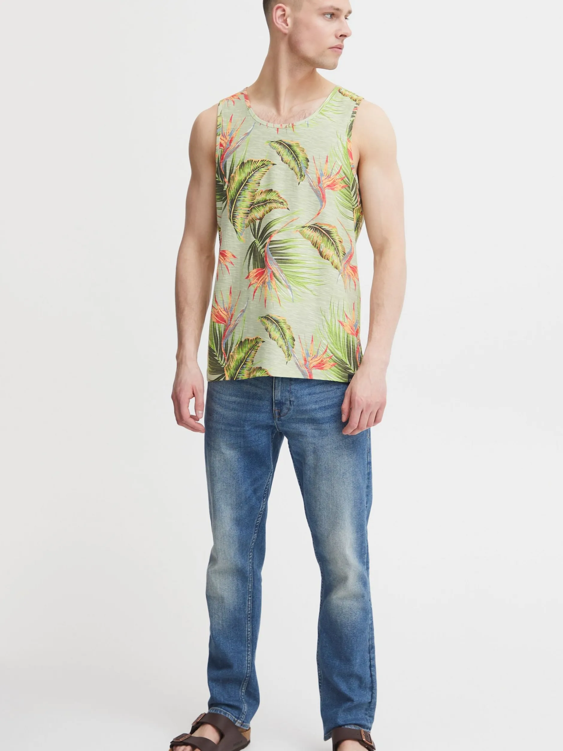 BLEND Herren Tanktop - BHTros in grün
