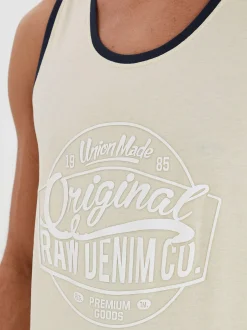 BLEND Herren Tanktop - BHWalex in beige