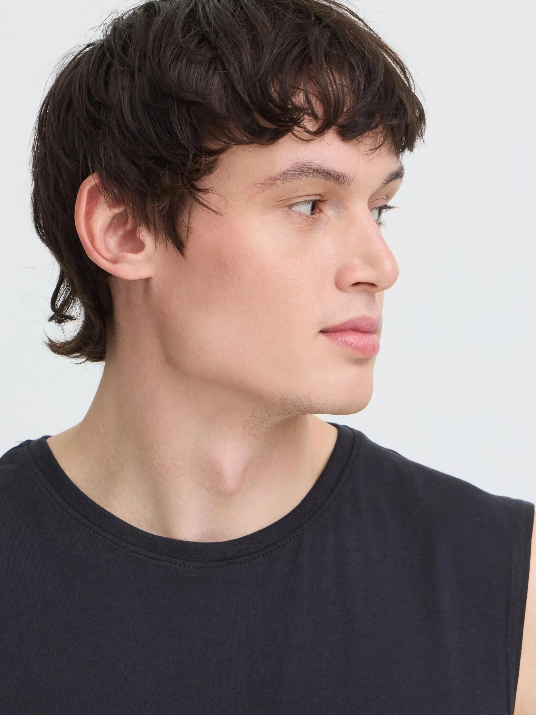 BLEND Herren Tanktops im 3er-Pack in schwarz