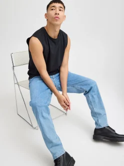 BLEND Herren Tanktops im 3er-Pack in schwarz