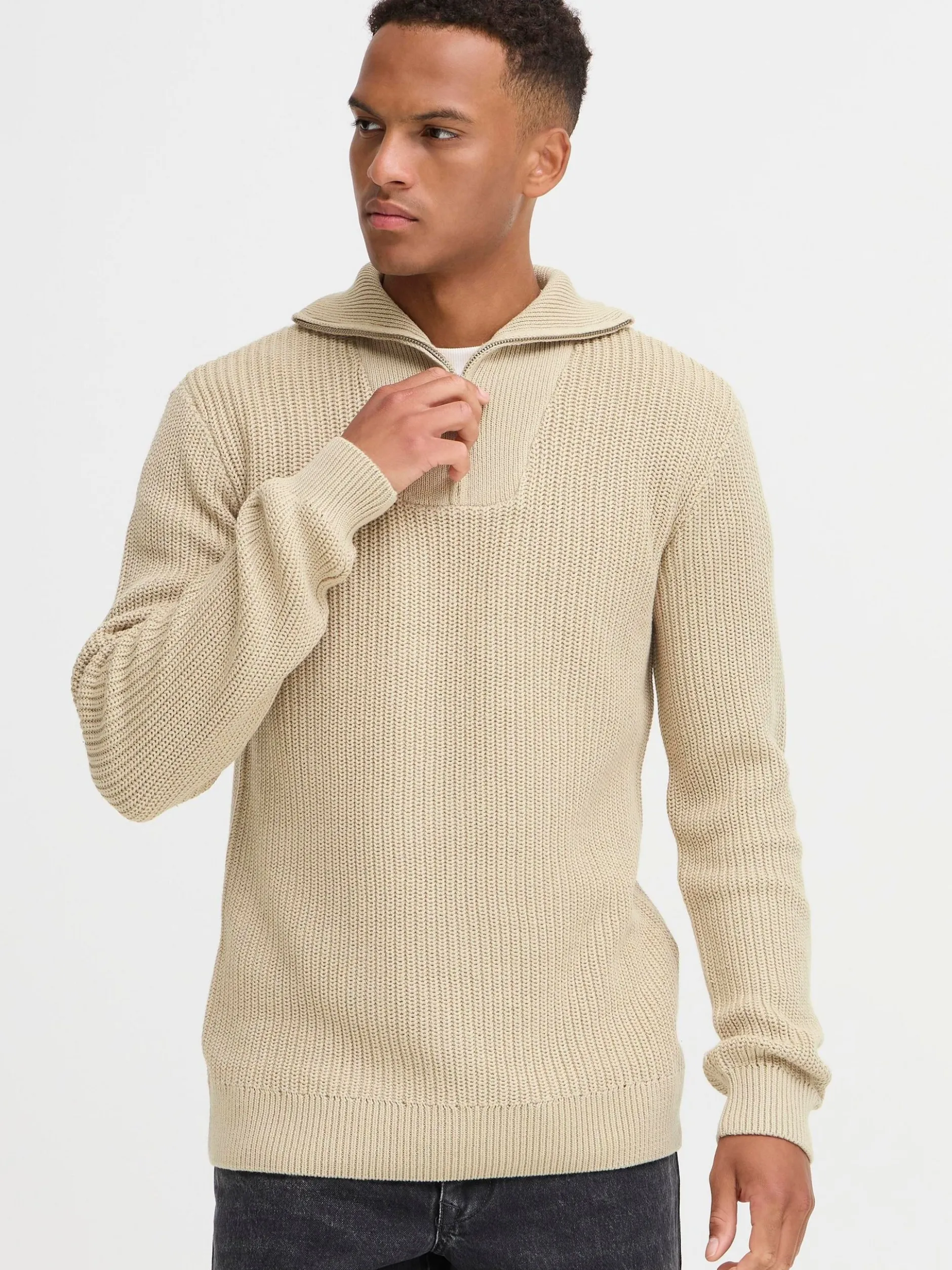 BLEND Herren Troyer - BHDeno in beige