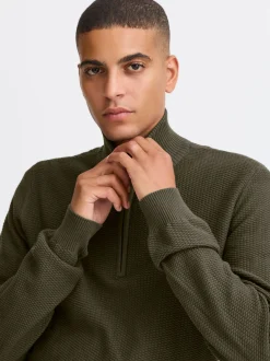 BLEND Herren Troyer - BHPullover in grün