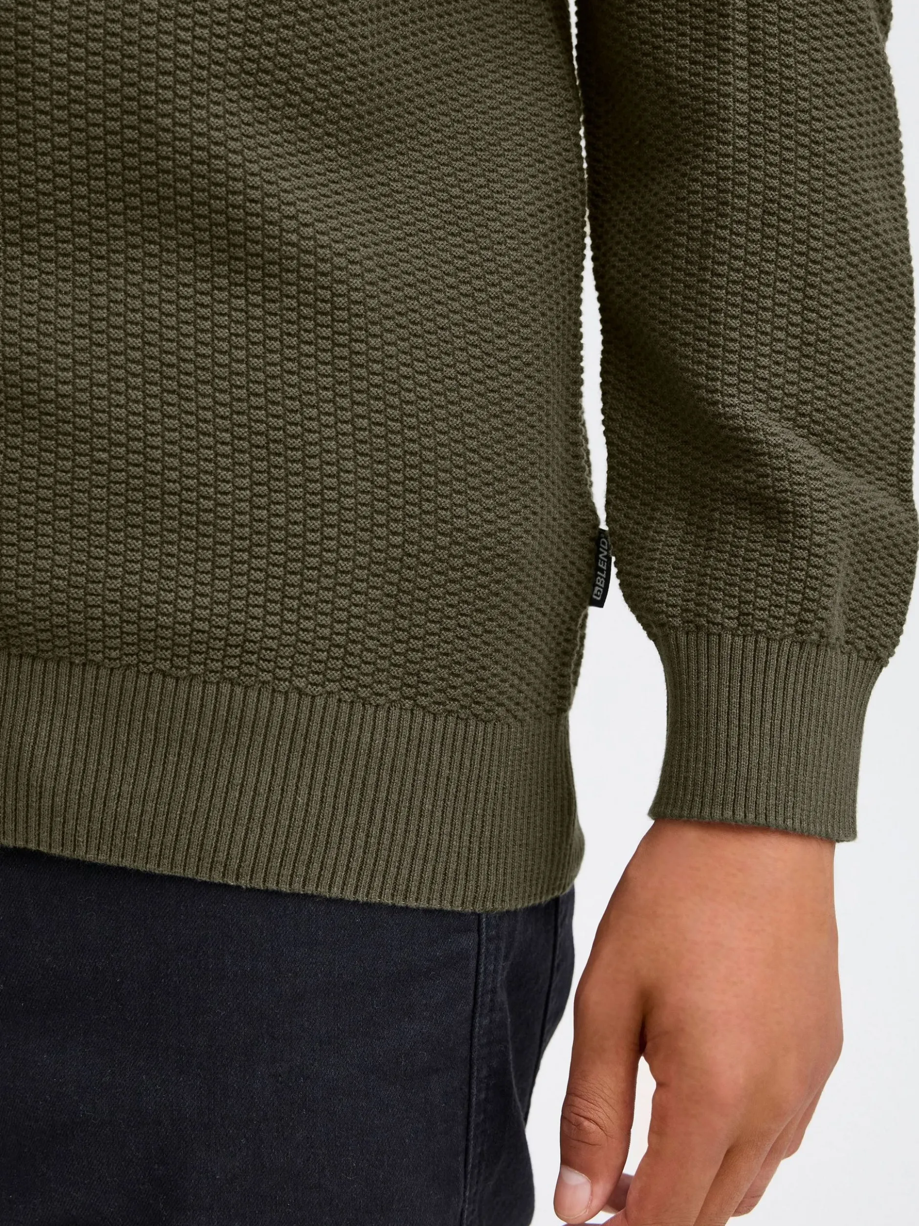BLEND Herren Troyer - BHPullover in grün