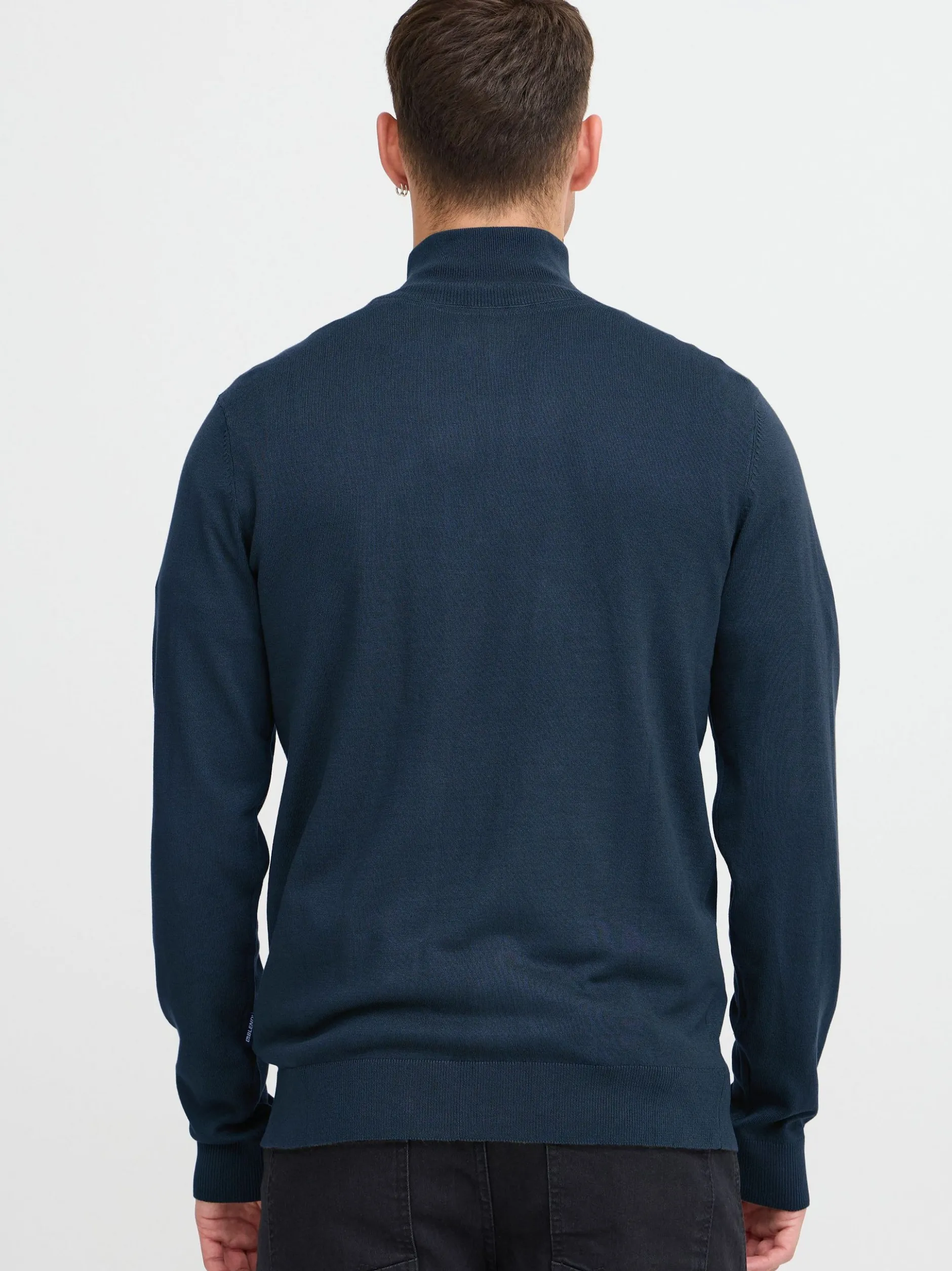 BLEND Herren Troyer - BHPullover in blau