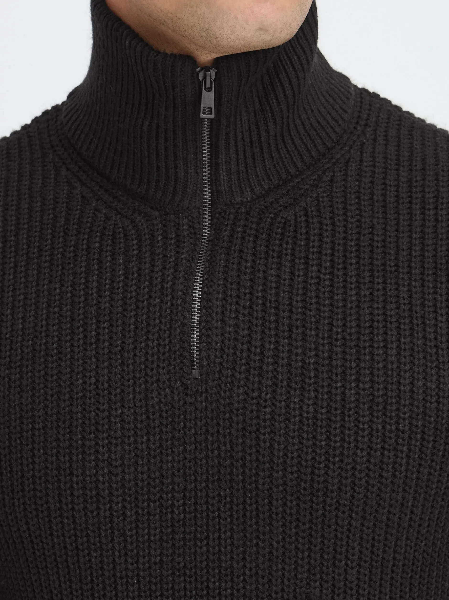 BLEND Herren Troyer - BHRibe in schwarz