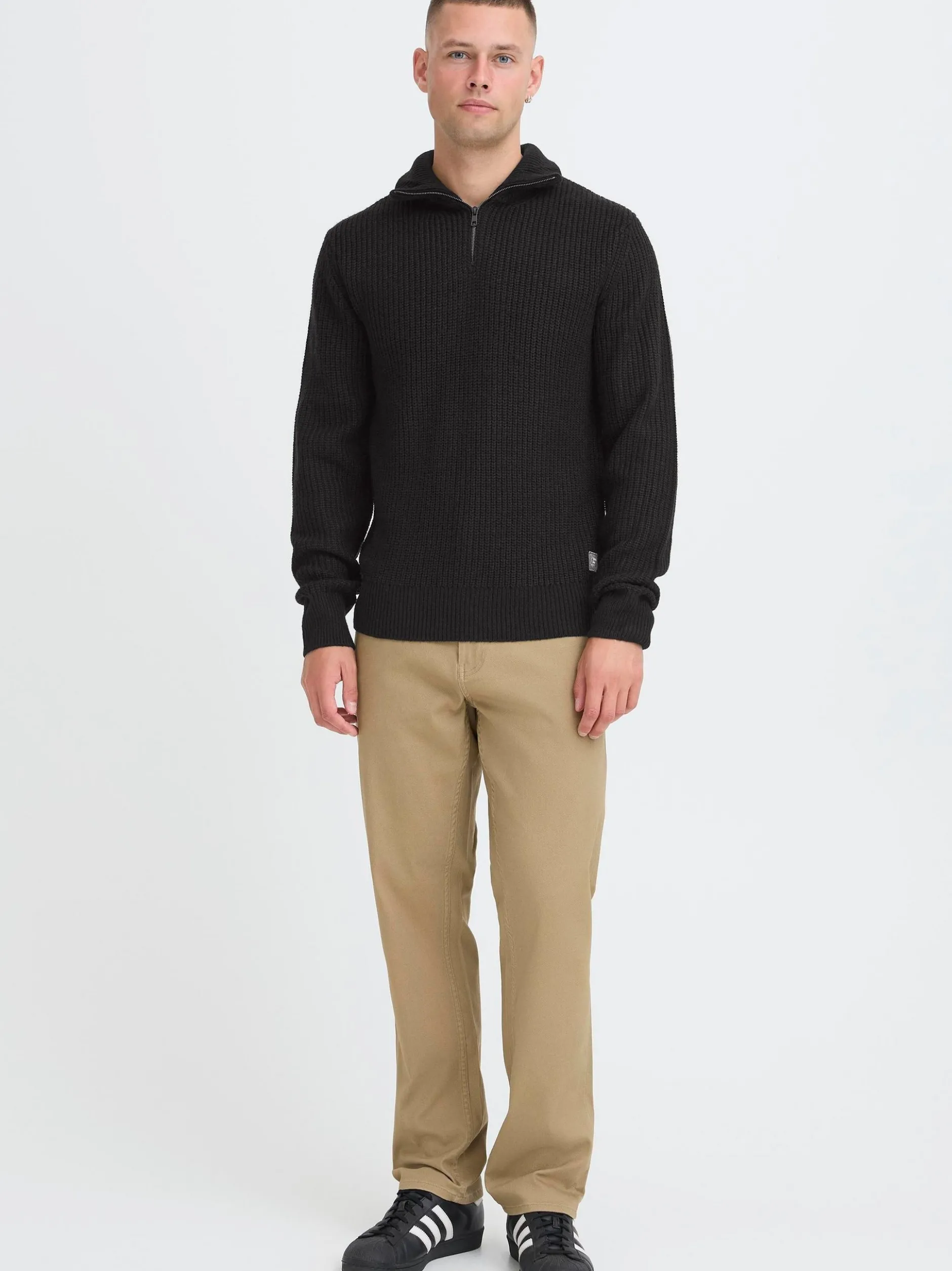 BLEND Herren Troyer - BHRibe in schwarz