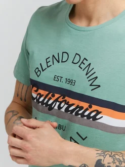 BLEND Herren T-Shirt - BHAdamus in grün
