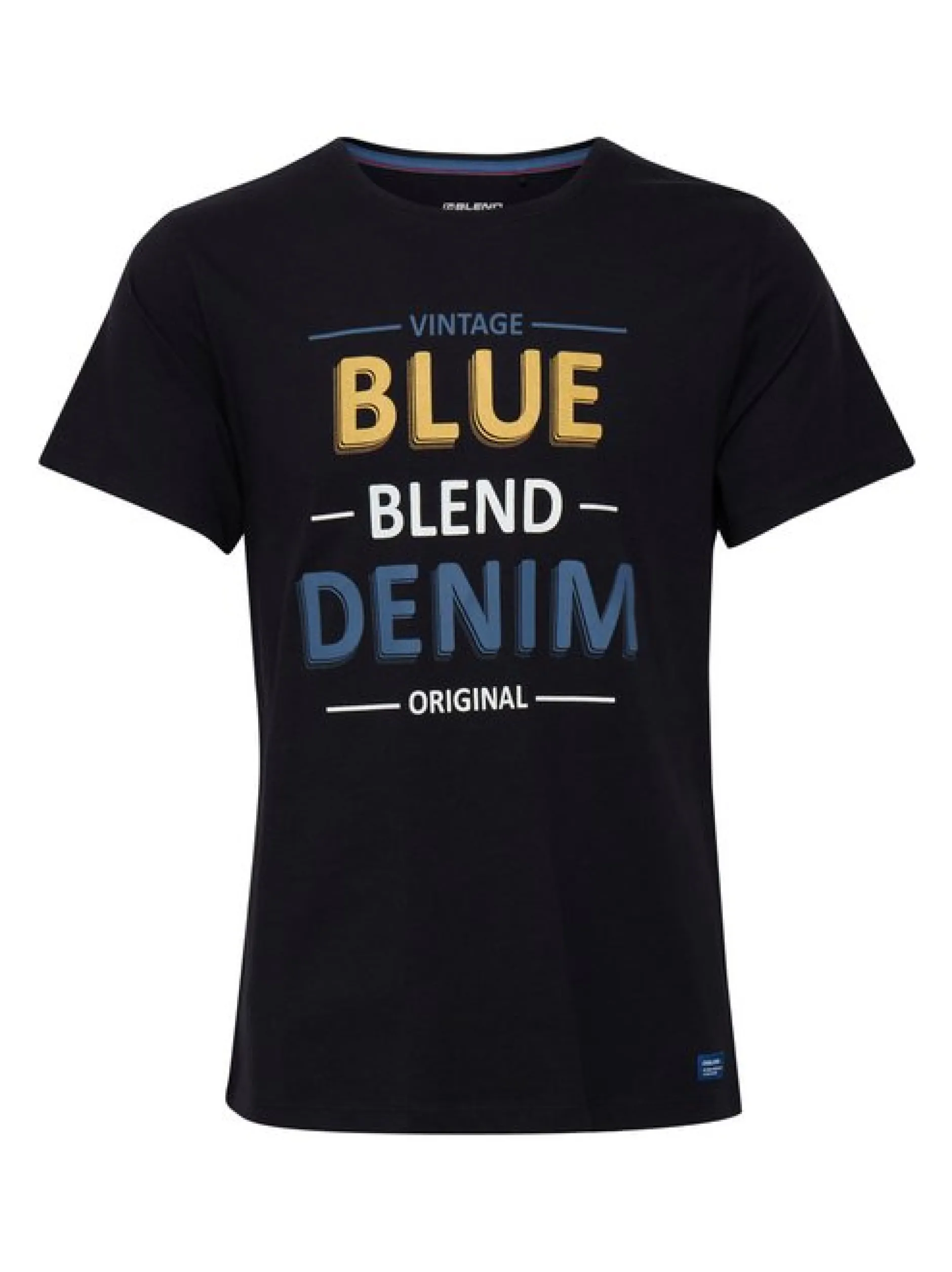 BLEND Herren T-Shirt - BHArtur in schwarz