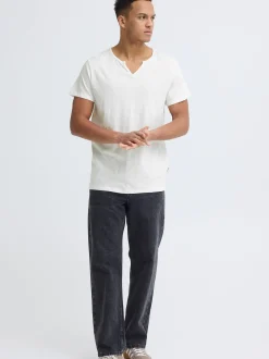 BLEND Herren T-Shirt - BHAshton in weiß