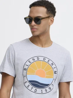 BLEND Herren T-Shirt - BHBammer in grau