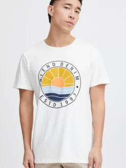 BLEND Herren T-Shirt - BHBammer in weiß