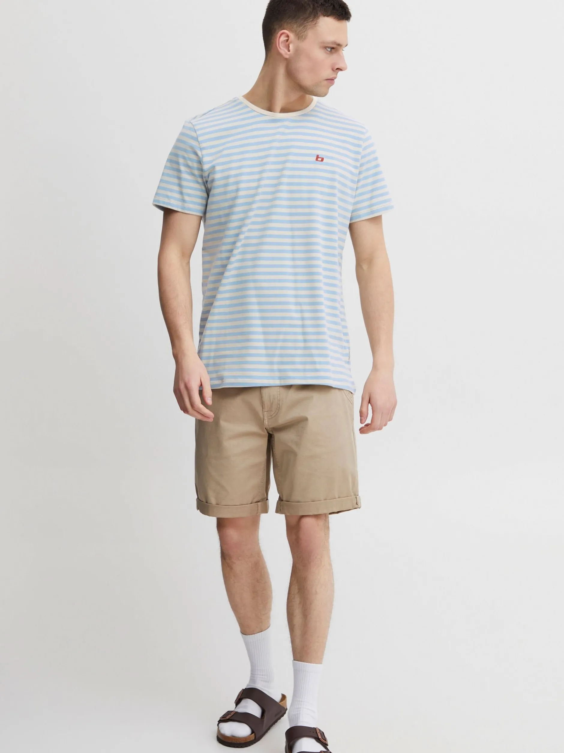 BLEND Herren T-Shirt - BHDinton in blau