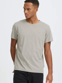 BLEND Herren T-Shirt - BHDinton in hellgrau