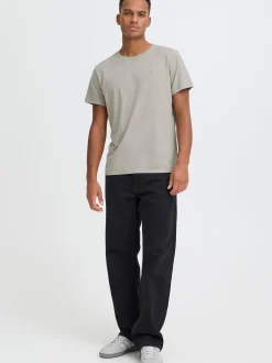 BLEND Herren T-Shirt - BHDinton in hellgrau