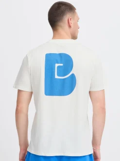 BLEND Herren T-Shirt - Bhemmert in ecru