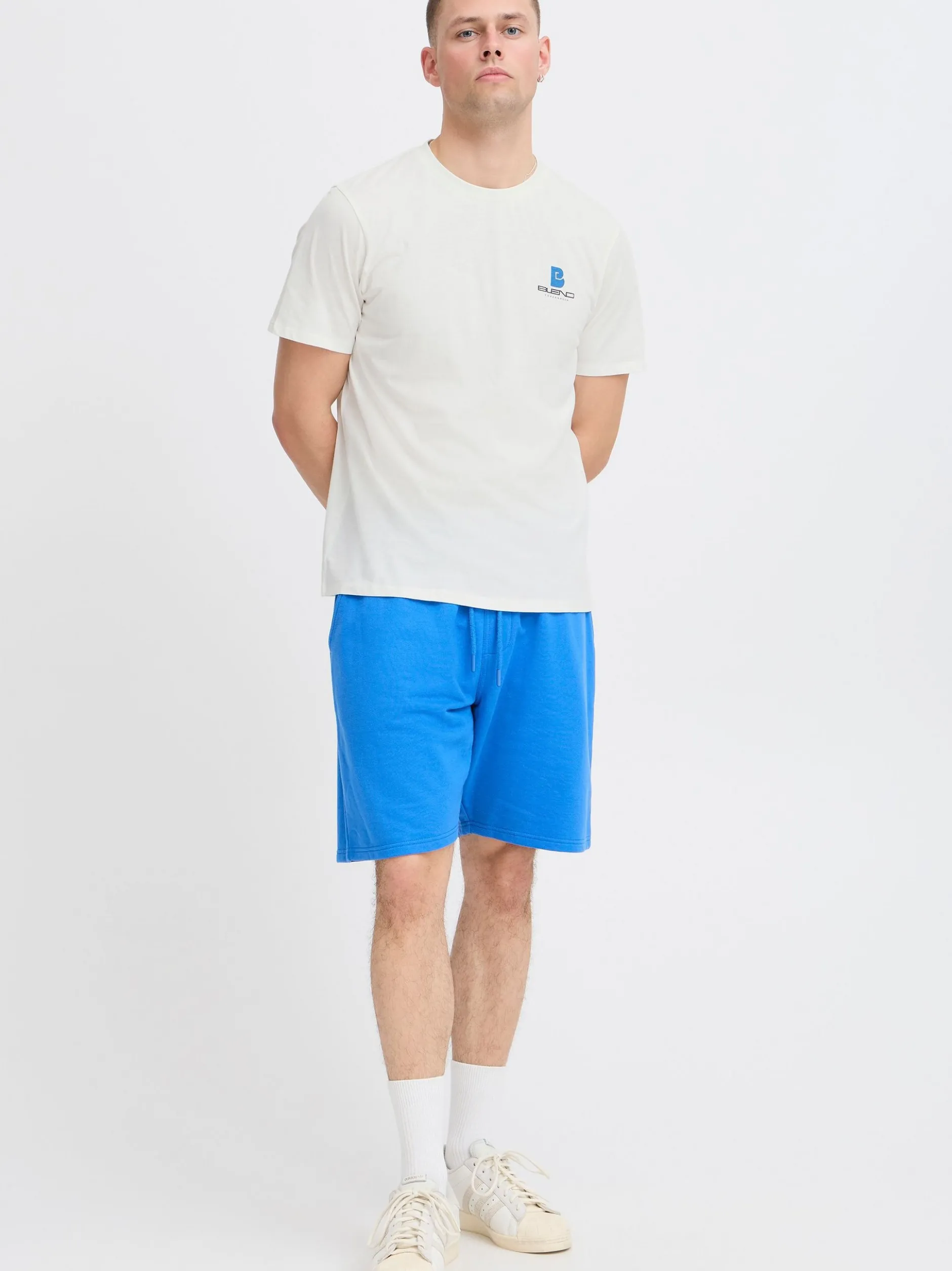 BLEND Herren T-Shirt - Bhemmert in ecru