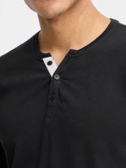 BLEND Herren T-Shirt - BHHoley in schwarz