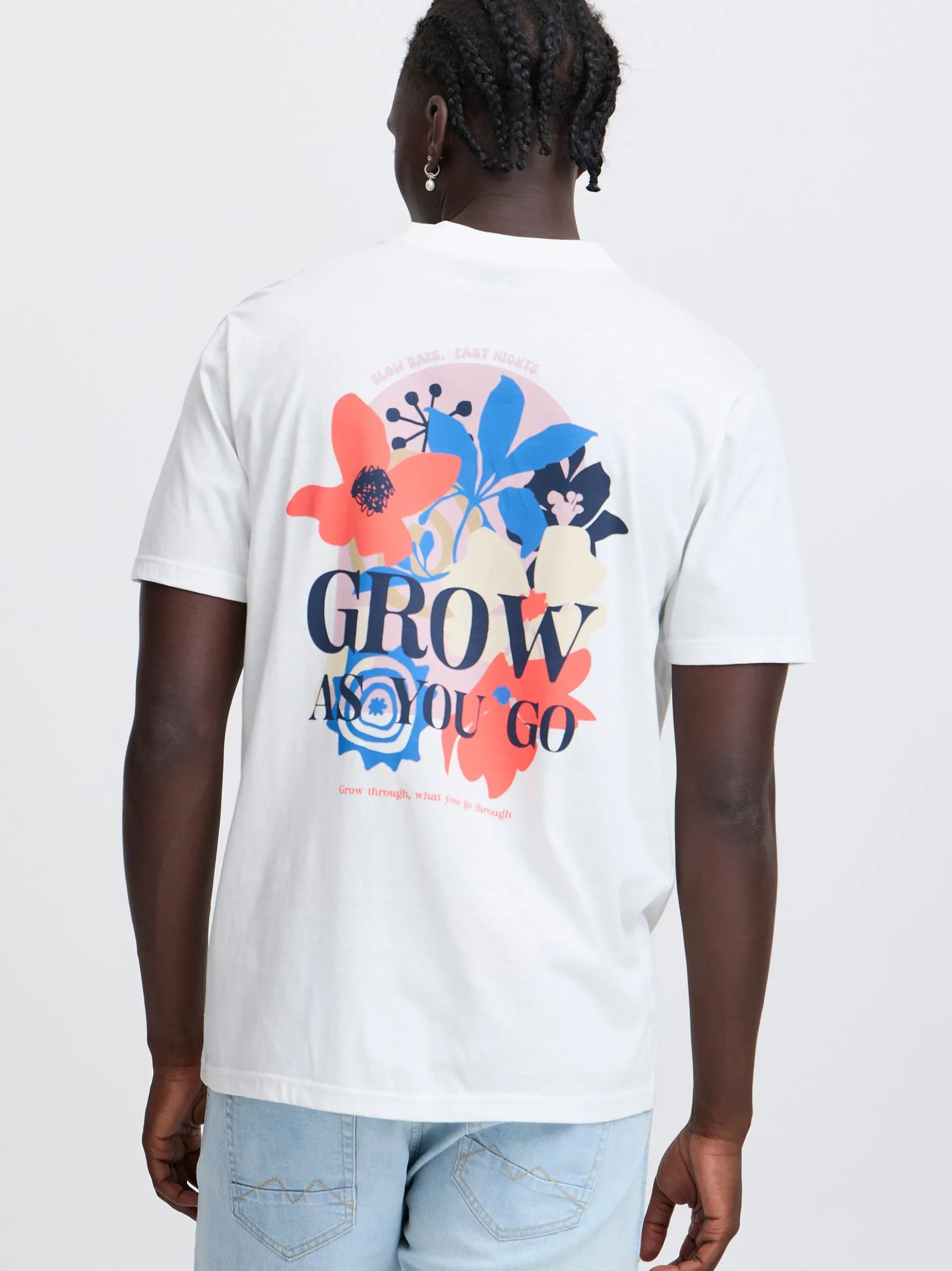 BLEND Herren T-Shirt - BHJafon in weiß