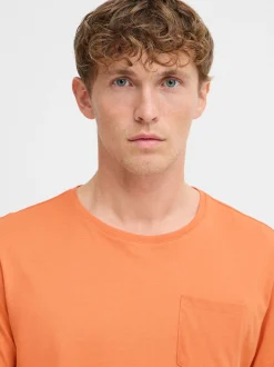 BLEND Herren T-Shirt - BHJago in orange