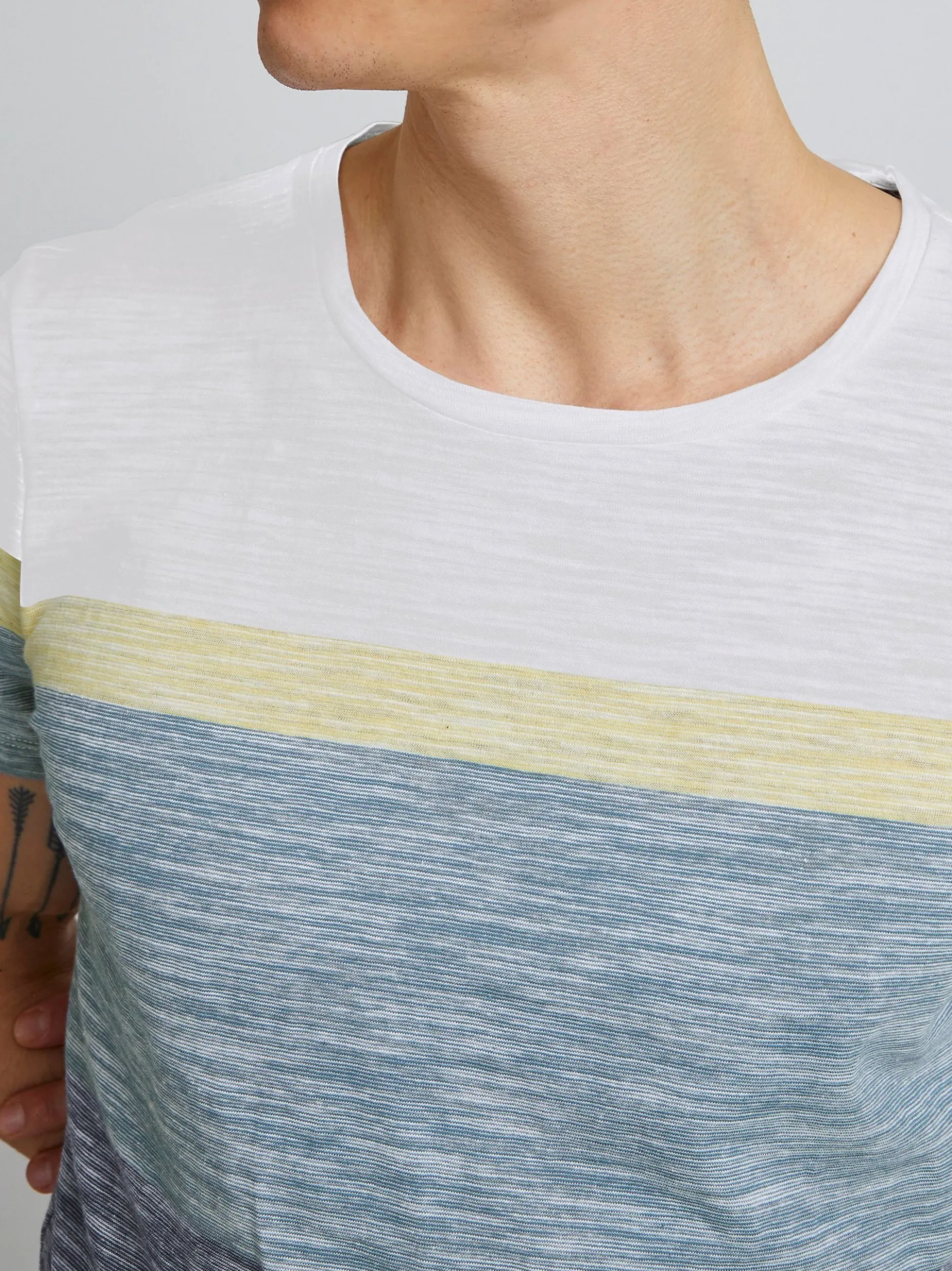 BLEND Herren T-Shirt - BHJakob in weiß