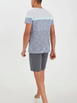 BLEND Herren T-Shirt - BHJakob in blau