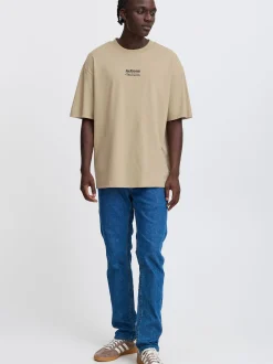 BLEND Herren T-Shirt - BHJamil in beige