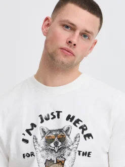 BLEND Herren T-Shirt - BHJavor in weiß