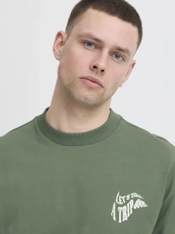 BLEND Herren T-Shirt - BHJehon in grün