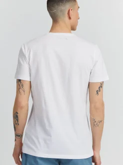 BLEND Herren T-Shirt - BHOrin in weiß