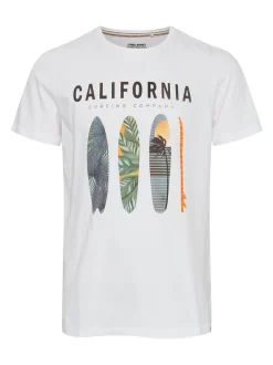 BLEND Herren T-Shirt - BHOrin in weiß