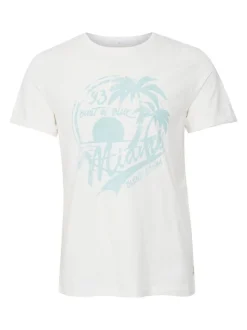 BLEND Herren T-Shirt - BHPerry in weiß