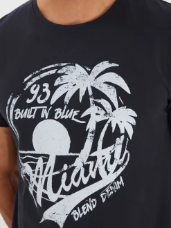 BLEND Herren T-Shirt - BHPerry in blau
