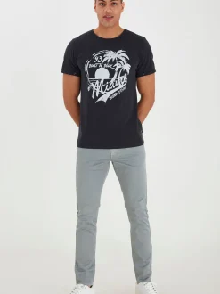 BLEND Herren T-Shirt - BHPerry in blau