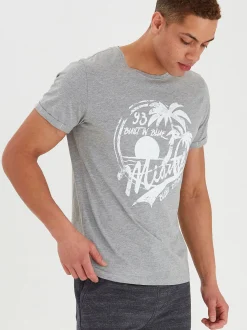 BLEND Herren T-Shirt - BHPerry in grau