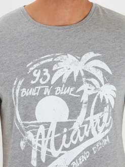 BLEND Herren T-Shirt - BHPerry in grau