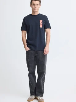 BLEND Herren T-Shirt - BHSun in blau