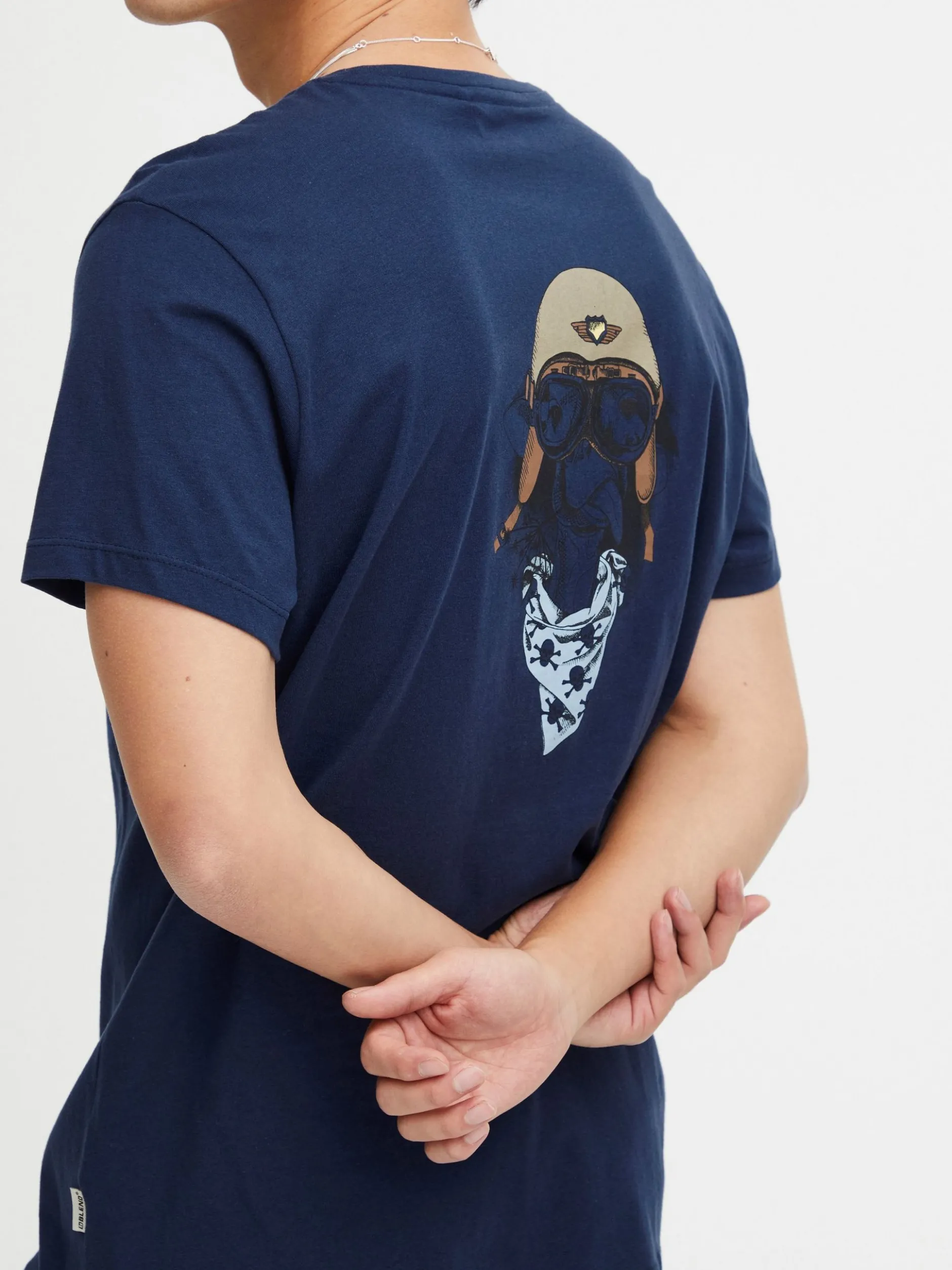 BLEND Herren T-Shirt - BHTee in blau