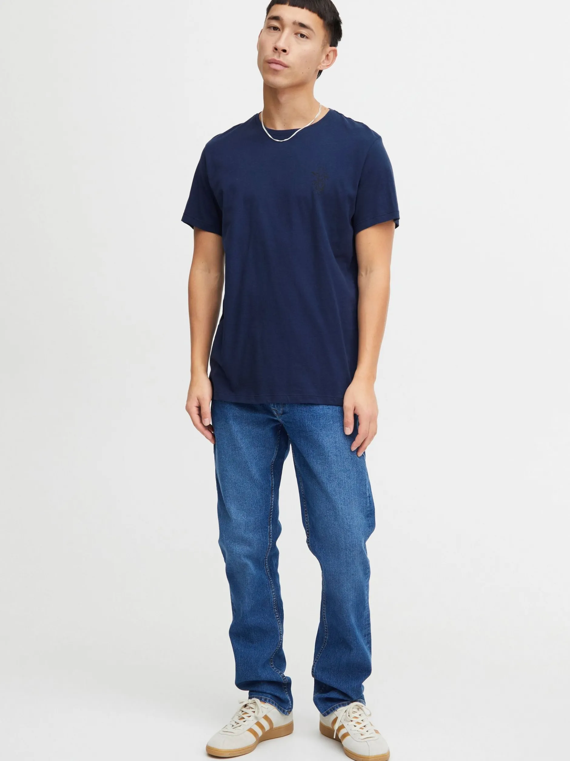 BLEND Herren T-Shirt - BHTee in blau