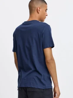 BLEND Herren T-Shirt - BHTee in blau