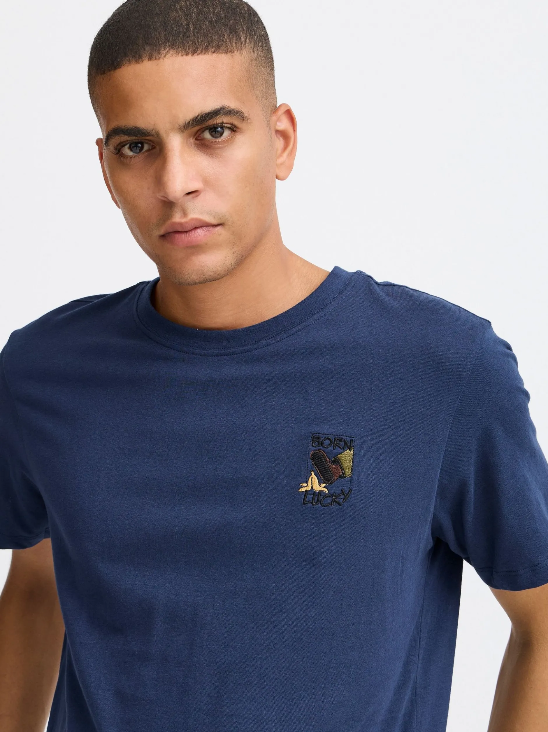 BLEND Herren T-Shirt - BHTee in blau