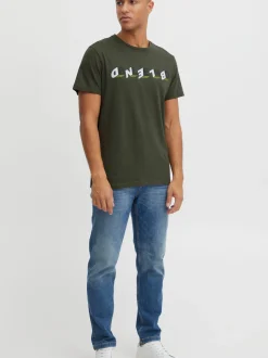 BLEND Herren T-Shirt BHTee in grün