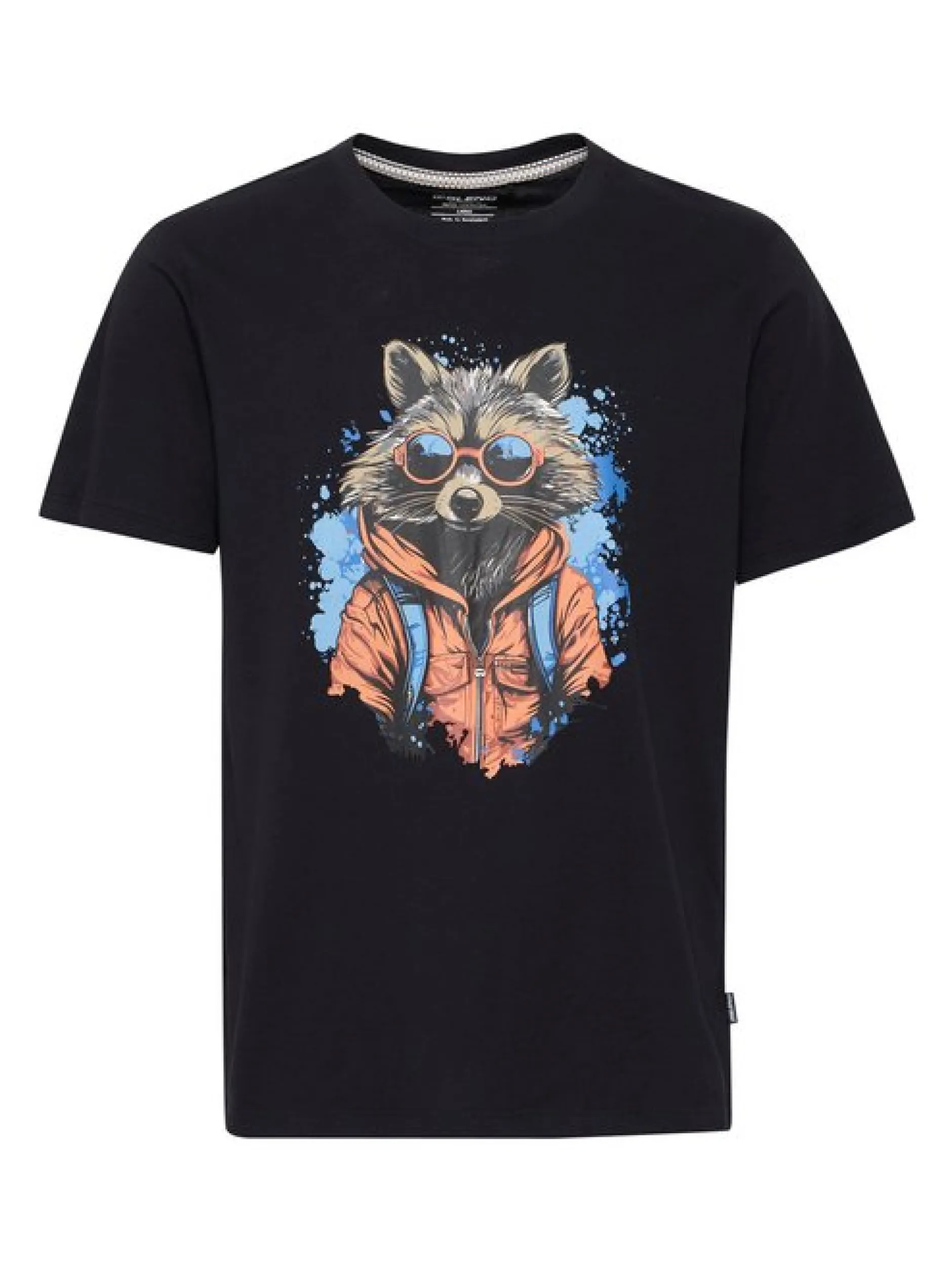 BLEND Herren T-Shirt - BHTee in schwarz