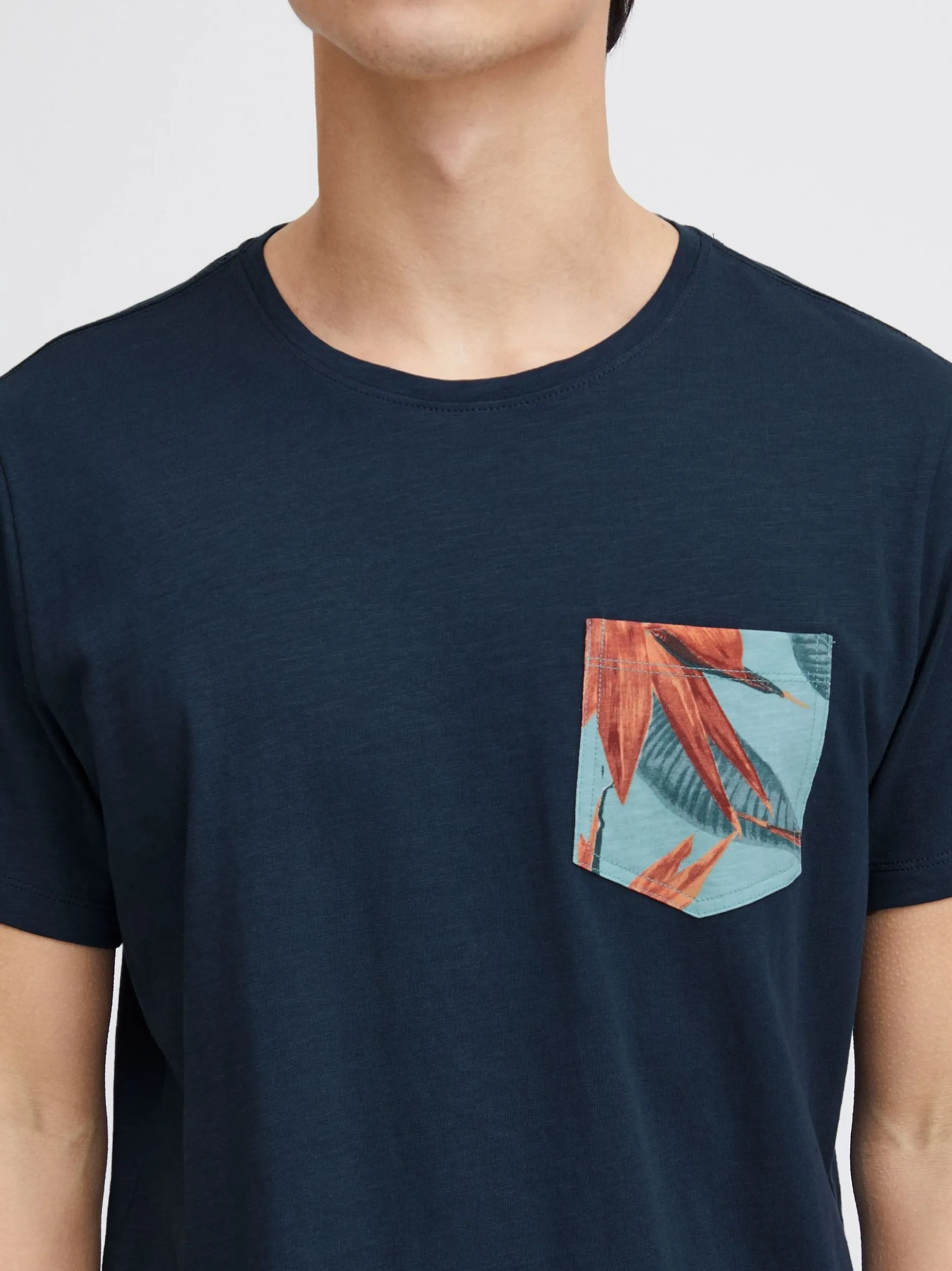 BLEND Herren T-Shirt - BHTrop in marine