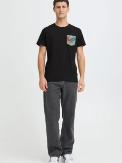 BLEND Herren T-Shirt - BHTrop in schwarz