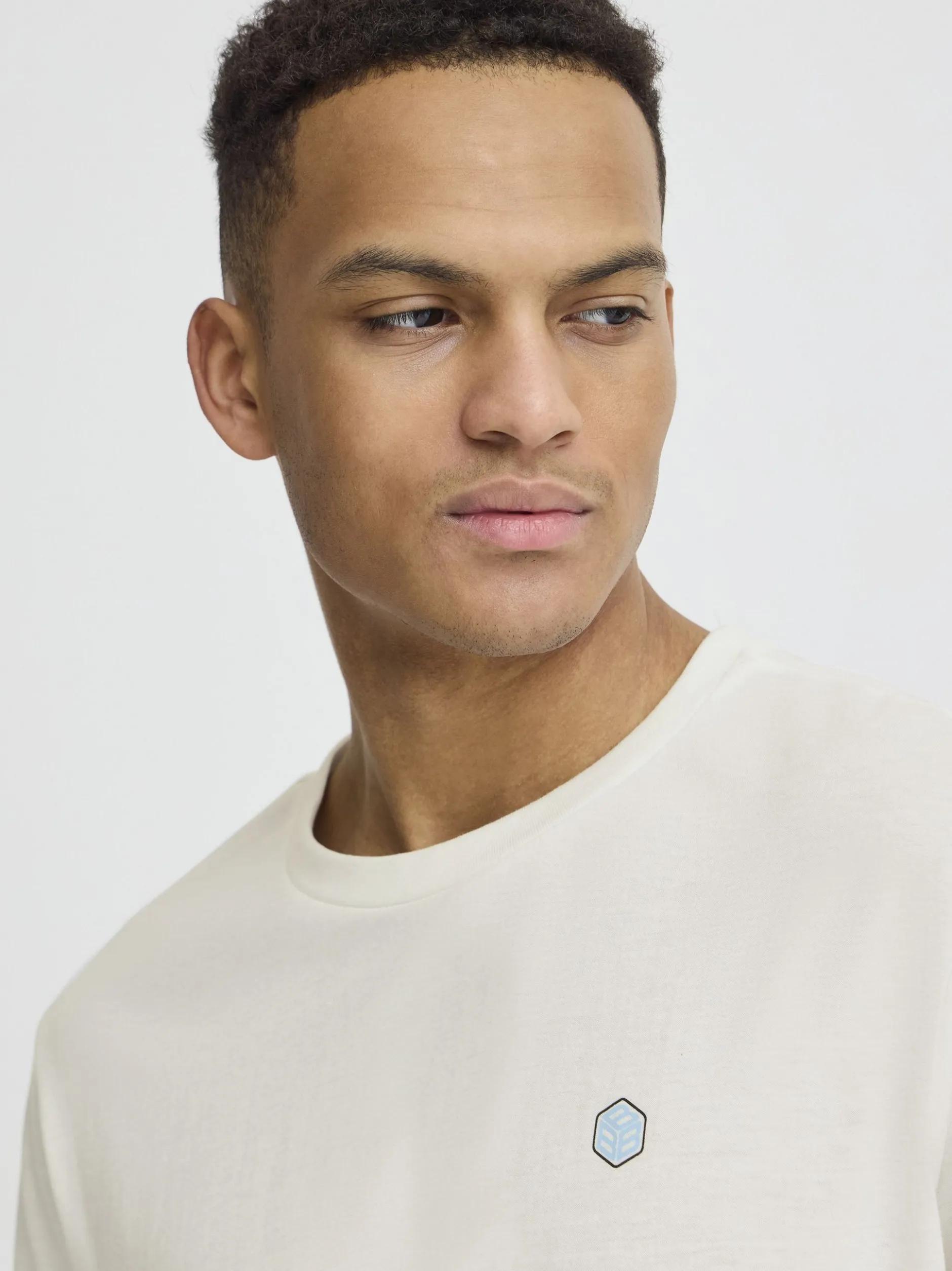 BLEND Herren T-Shirt - BHVigti in weiß