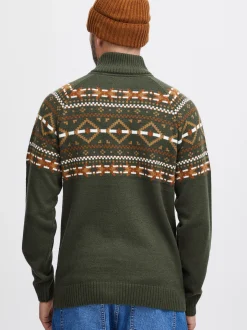 BLEND Herren Weihnachtspullover - BHNilo in grün